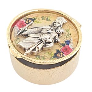 Cofre Metal Flores Ma.Aux