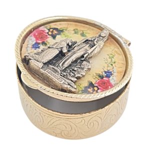 Cofre Metal Flores Lourdes