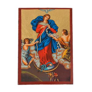 Virgen Desatanudos, Retablo