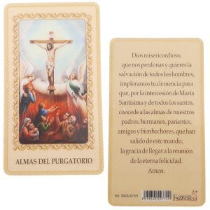 Almas Purgatorio, plastificada