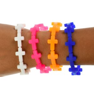 Pulsera Cruz, Silicone
