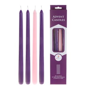 Velas de Adviento 12"