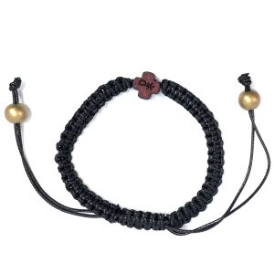 Pulsera ajustable c/cruz