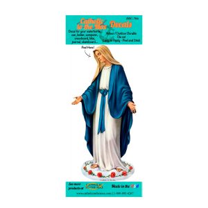 Calcomanía Virgen Milagrosa 6"