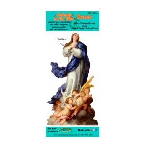 Calcomanía, Inmaculada 6"