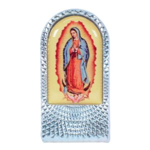 Cuadrito Metal Guadalupe 5cm