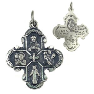 Crucifijo 4-Vías, Plata