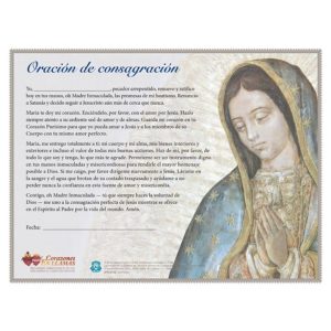 Certificado de Consagración