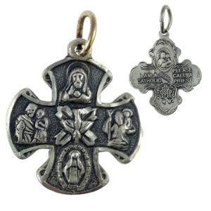 Crucifijo 4-Vías, Plata