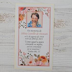 Tarjeta de Sepelio