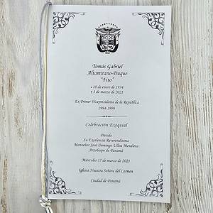 Tarjeta de Sepelio