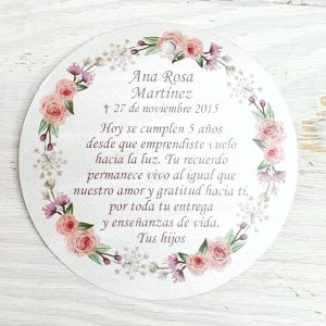 Etiqueta de Sepelio