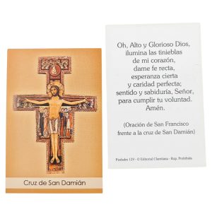 Cruz San Damián, Estampita