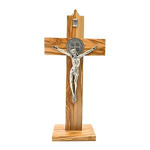 Cruz San Benito c/Base 25cm