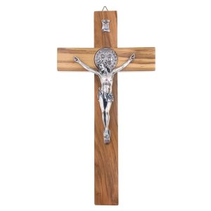 Cruz San Benito, Olivo 30cm
