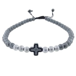 Pulsera Cruz - Talla Grande