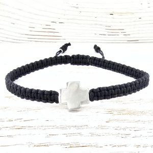 Pulsera Cruz Plata 925