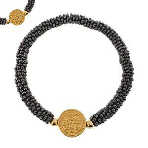 Pulsera San Benito, Pewter