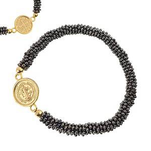 Pulsera San Benito, Pewter
