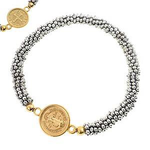 Pulsera San Benito, Pewter