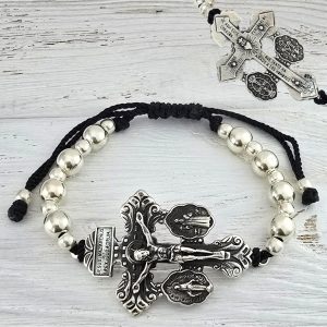 Pulsera Cruz del Perdón Plata