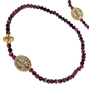 Pulsera San Benito, Granate