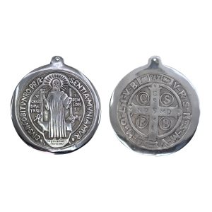 Medalla San Benito, Pewter